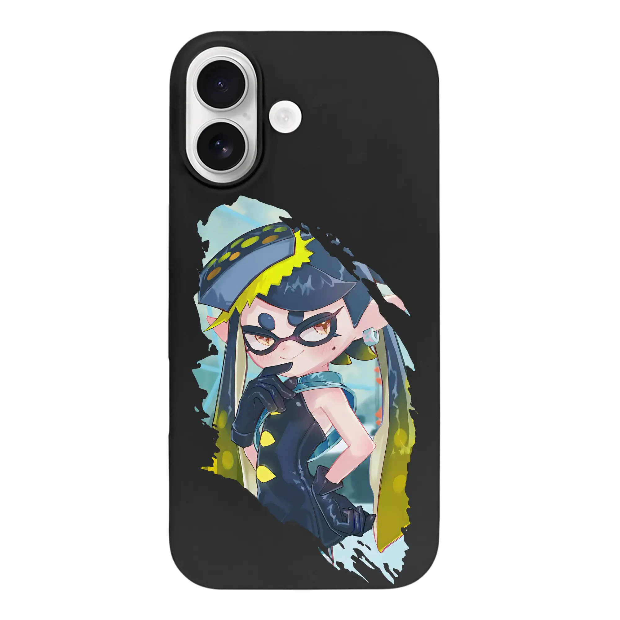 スプラトゥーン グッズ,シオカラーズ アオリ - iPhone 17 シリーズ シリコンケース 薄型 耐衝撃 指紋防止 ソフトタッチカバー 精密フィット 傷防止 保護ケース iPhone 17/17 Air/17 Pro/17 Pro Max 対応